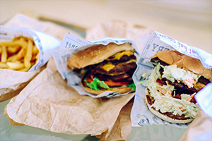 Fast food wrapping paper